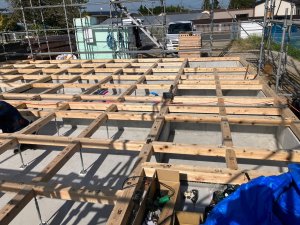 2023.9.1～2日　土台敷