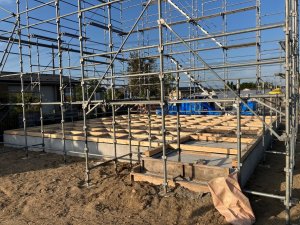 2023.9.1～2日　土台敷