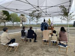 地鎮祭を執り行いました