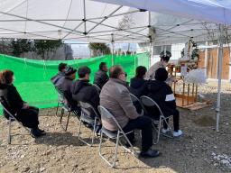 地鎮祭始まります